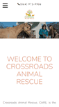 Mobile Screenshot of crossroadsanimalrescue.org